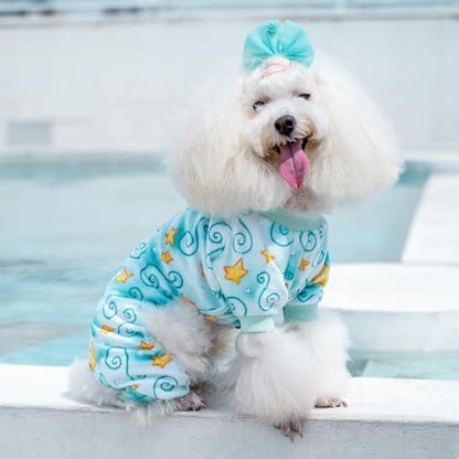 CuteBone Small Dogs Outfit Soft Puppy Onesies Pjs Dog Pajamas Pet Coat Cat Apparel Comfy Doggie Jumpsuit Bodysuit for All Seasons - Image 5