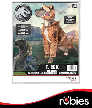 Rubies Jurassic World: T-Rex Pet Costume for for Dogs or Cats, 3XL - Image 4