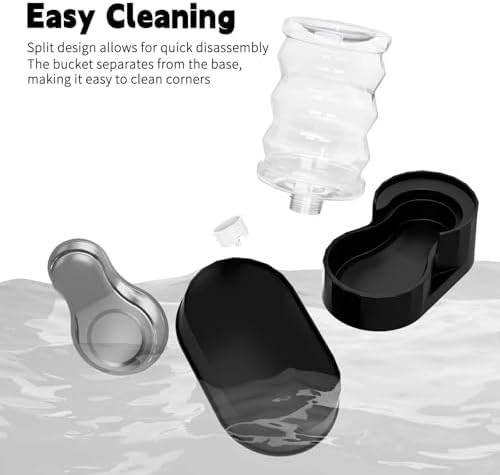 RIZZARI 7L Raised Dog Water Dispenser: Stable Base Design