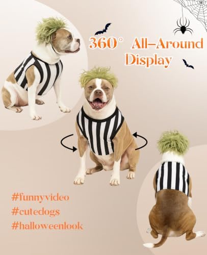 Swooflia Funny Halloween Dog Wig for Large Medium Breed Dogs - Image 5
