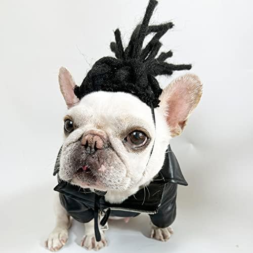 pet k9 Funny Dog Cosplay Wig, Headwear Apparel Toy,Pet Costumes, Cat Dress up for Halloween, Christmas, Parties, Festivals, Dog Wigs - Image 2