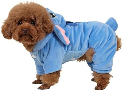 Pet Costume Dog Hoodies Pet Xmas Pajamas Outfit, Pet Coat for Small Medium Large Dogs Cats Winter Cartoon Coat for Party Halloween Christmas by Nekewe