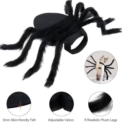 Spider Pet Costume Adjustable Halloween Cat Small Dog Cosplay - Image 2