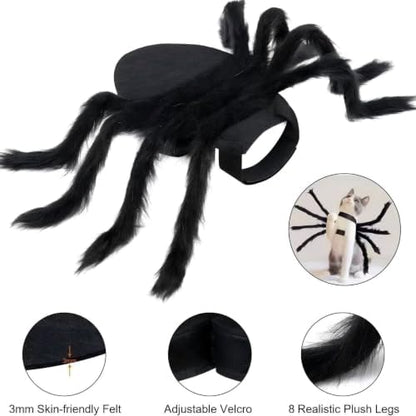 Spider Pet Costume Adjustable Halloween Cat Small Dog Cosplay - Image 2