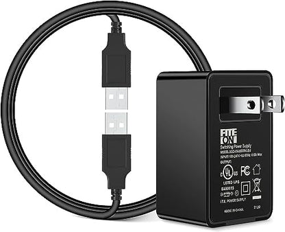 5V USB Pet Feeder Power Adapter Replacement for VOLUAS 4L 5L 6L Automatic Cat Feeders Food Dispenser Charger Power Supply Cord UL Listed