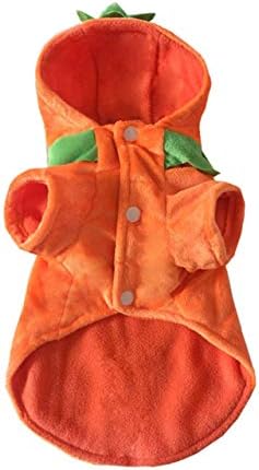 Dog Cat Halloween Pumpkin Costume,Pet Cosplay Costumes,Puppy Warm Outfits - Image 6
