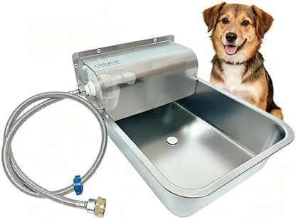 Automatic Dog Water Dispenser,Wide Mouth Design,Water Level Control