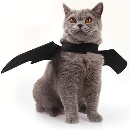Cat Halloween Costume Bat Wing Pet Apparel for Small Dog Puppy Kitty Kitten - Image 2
