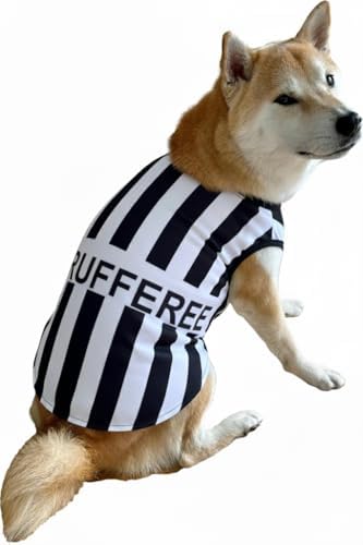 ComfyCamper Dog Sports Referee Cape Rufferee Cosplay Halloween Costume, S by ComfyCamper