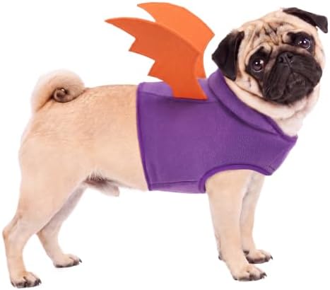 PUMYPOREITY Halloween Dog Bat Costume, Funny Pet Dress Up for Parties by PUMYPOREITY