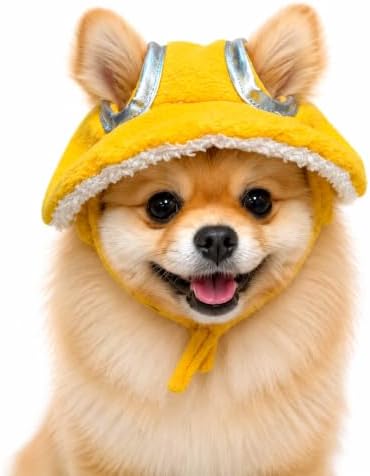 Dog Costume with Hat 3 Pieces Pet Fleece Overalls Set - Image 3