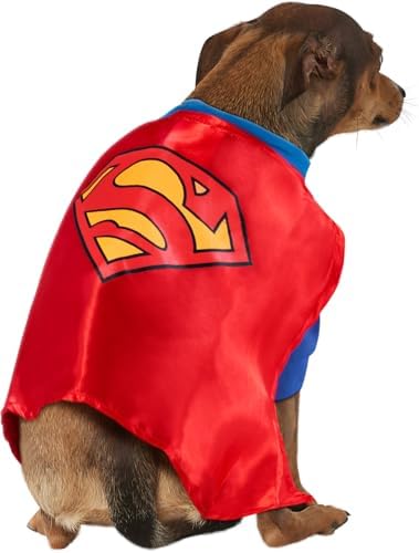 DC Comics Superheroes: Superman Pet Costume for For Dogs or Cats by Rubies, Large - Image 2