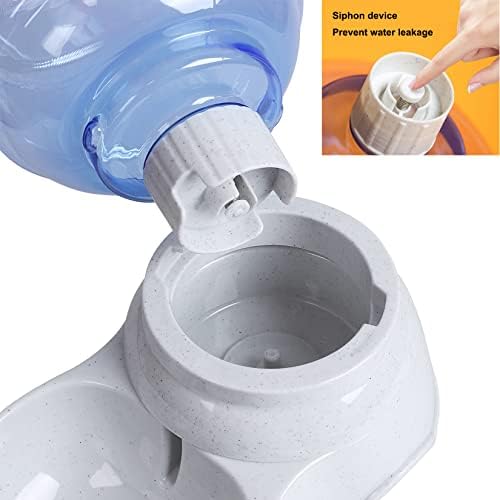 Pet Water Dispenser - Automatic Cat & Dog Water Bowl - 1 Gallon