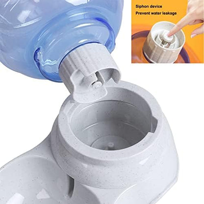 Pet Water Dispenser - Automatic Cat & Dog Water Bowl - 1 Gallon