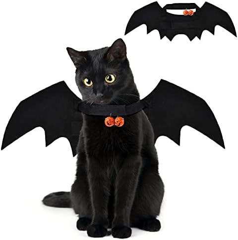 YUJUN Cat Halloween Costume Pets Bat Wing Kitten Party Supplie by YUJUN