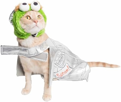 Pet Krewe Large Oscar the Grouch Dog Costume & Cat Costume Medium - Perfect for Halloween, Christmas Holiday, Parties, Photoshoots, Gifts for Dog & Cat Lovers - Image 2