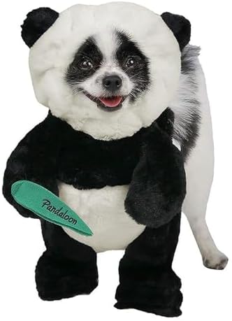 Pandaloon Dog Halloween Costume - As Seen on Shark Tank - Patented - Funny Costume with Arms for Small and Medium Dogs and Cats (Panda, Size 0(11-12 in Height at TOP of Head, Girth<16in)) by Pandaloon