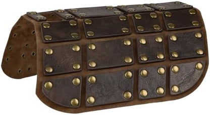 HiiFeuer Medieval Faux Leather Dog Clothes Accessory, Interchangeable Funny Dog Costume, Middle Ages Ropa para Perro (Dark Brown A) by Hiifeuernewarrivalonway