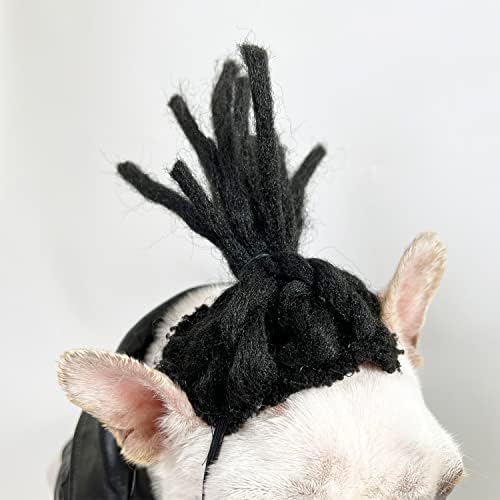 pet k9 Funny Dog Cosplay Wig, Headwear Apparel Toy,Pet Costumes, Cat Dress up for Halloween, Christmas, Parties, Festivals, Dog Wigs - Image 4