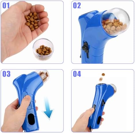 Joyzan Dog Food Catapult, Pet Treat Snack Launcher Puppy Shooter Feeder