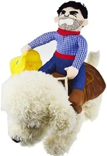 Idepet Halloween Cowboy Dog Costume Cosplay Apparel Riders Clothing by Idepet