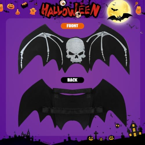 Halloween Dog bat Wing Costumes XL，pet Costumes for Halloween Party - Image 4