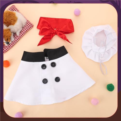 Halloween Dog Costumes, Dog Chef Costume, Pet Chef Outfit, L - Image 4