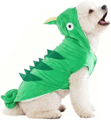 Halloween Chameleon Dog Costume Funny Pet Cat Clothes Outfits,S by MuYaoPet