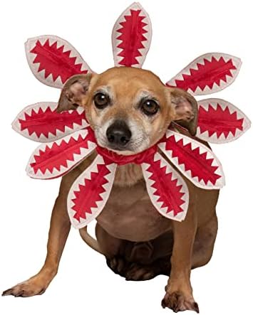 ComfyCamper Red Flower Dog Costume - X Large Medium Small French Lab Retriever Shepherd Pet Cosplay Halloween Costumes (Large) - Image 2