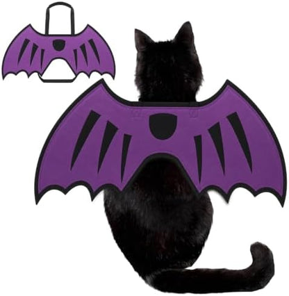 Dog Dragon Wings, Halloween Dragon Costume for Dog Cat, Purple, Xs by SilTriangle