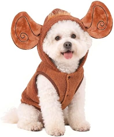 FLAdorepet Halloween Dog Monkey Costume Outfits for Small Large Dog,M by FLAdorepet