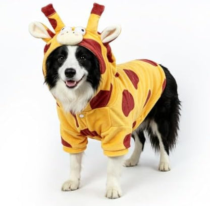 DELIFUR Dog Giraffe Costume for Halloween, Yellow, Large by DELIFUR