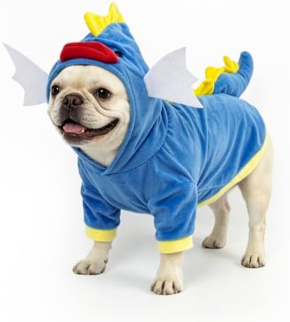 NACOCO Halloween Dog Funny Costume Pet 2026 NEW Sea Horse Hoodies Small to Large Dog Brithday Cosplay Outfits(Sea Horse,S) by HOME