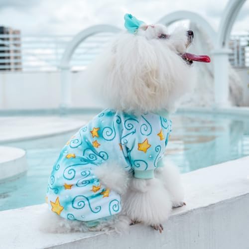 CuteBone Small Dogs Outfit Soft Puppy Onesies Pjs Dog Pajamas Pet Coat Cat Apparel Comfy Doggie Jumpsuit Bodysuit for All Seasons - Image 4