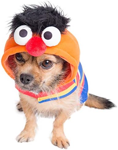 Pet Krewe Ernie Dog Costume & Cat Costume Medium - Sesame Street Ernie Pet Costume - Perfect for Halloween, Christmas Holiday, Parties, Photoshoots, Gifts for Dog & Cat Lovers by PetKreweUnleashtheParade