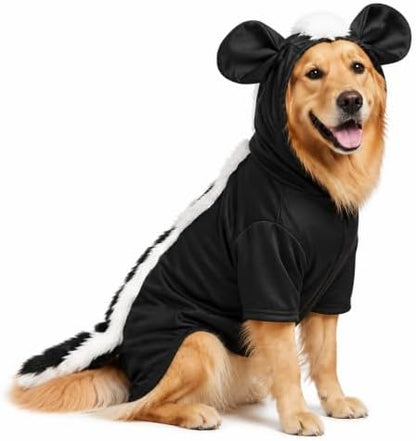 Dansydaisy 1 Set X-Large Dog Skunk Costume Halloween Pet Cosplay Costumes by Dansydaisy