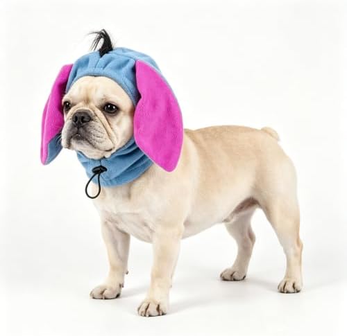 Dog Halloween Costume Hat with Donkey Ears Pet Headwear - Image 3