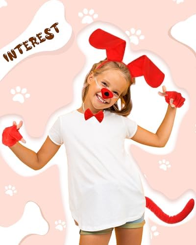 Syhood Puppy Dog Costume Set for Halloween Carnival - Image 3