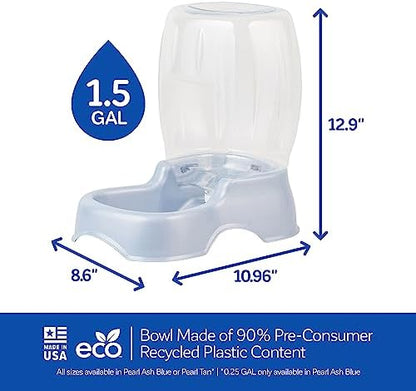 Petmate Pet Cafe Cat and Dog Water Dispenser, Blue, 1.5 GAL (Pack of 4)