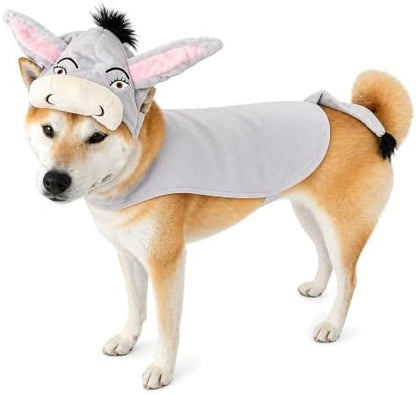 ComfyCamper Dog Grey Donkey Headpiece Cape Cosplay Halloween Costume, M by ComfyCamper