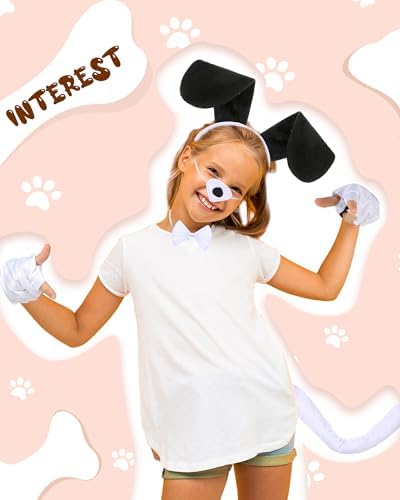 Syhood Puppy Dog Costume Set for Halloween Carnival - Image 3