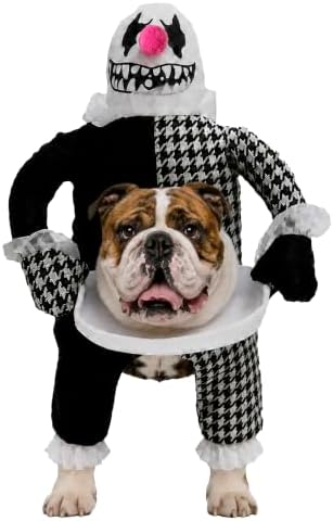 Devil Dog Costume for Halloween, Funny Demon Head-on-a-Plate Pet Costume for Small Medium and Large Dogs, Scary Dog Cosplay Outfit, Small by Kodervo