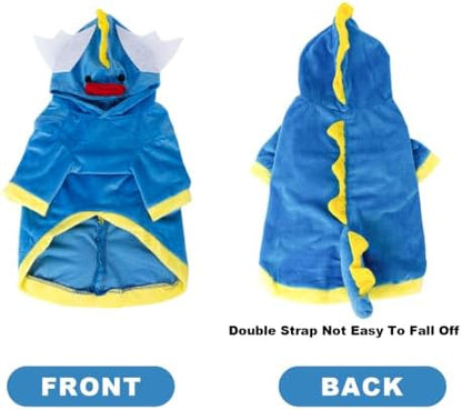 NACOCO Halloween Dog Funny Costume Pet 2026 NEW Sea Horse Hoodies Small to Large Dog Brithday Cosplay Outfits(Sea Horse,M) - Image 5