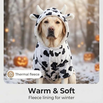 FLAdorepet Halloween Dog Cow Costume Outfits for Small Medium Large Dog,7XL - Image 5