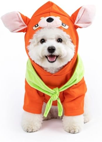Hotumn Orange Fox Dog Halloween Costume for Small Pets (Medium) by Hotumn