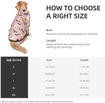 Dog Costumes for Large Dogs Halloween Ghost Cosplay Clothes Sweaters Outfits Pet Sweatshirt Hoodies with Pocket for Medium Large Dogs-XL - Image 3