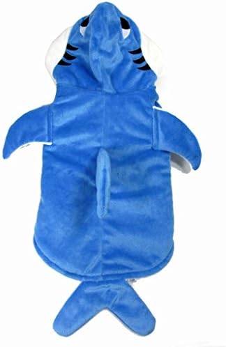 Funny Dog Cat Shark Costumes,Adorable Pet Halloween Christmas Cosplay Dress - Image 4