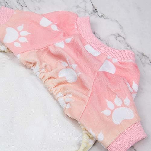 CuteBone Small Dogs Outfit Soft Puppy Onesies Pjs Dog Pajamas Pet Coat Cat Apparel Comfy Doggie Jumpsuit Bodysuit for All Seasons - Image 2