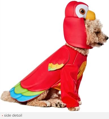 Rubies Parrot Pet Costume for Dogs or Cats, Small - Image 4