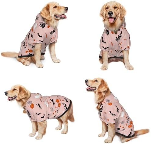 Dog Costumes for Large Dogs Halloween Ghost Cosplay Clothes Sweaters Outfits Pet Sweatshirt Hoodies with Pocket for Medium Large Dogs-XL - Image 2